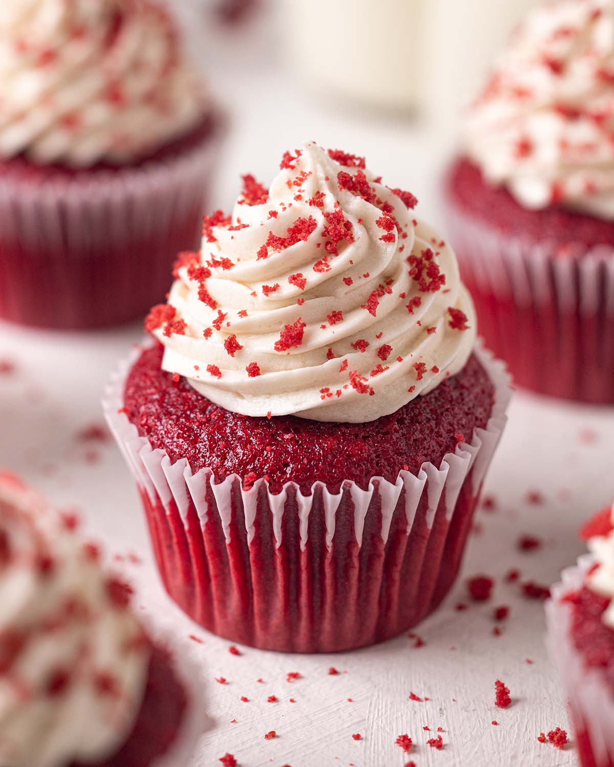 Red Velvet Cup Cape